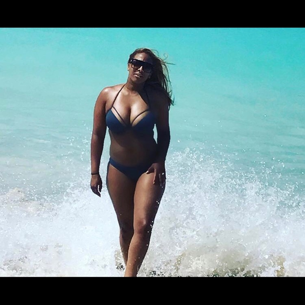 Adore Me Dark Grey Swimsuit